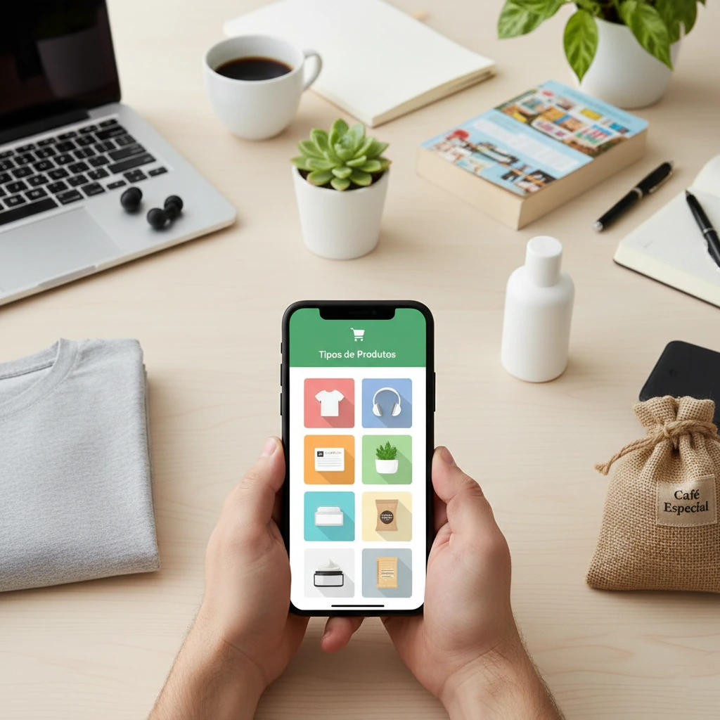 Tipos de produtos para vender online